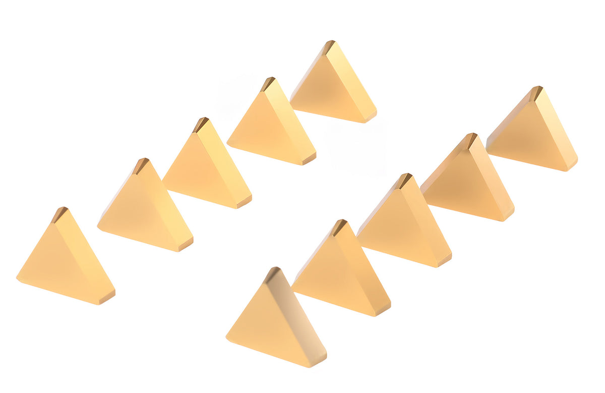 TPG, TiN Coated Carbide Inserts, 10 Pcs/Set