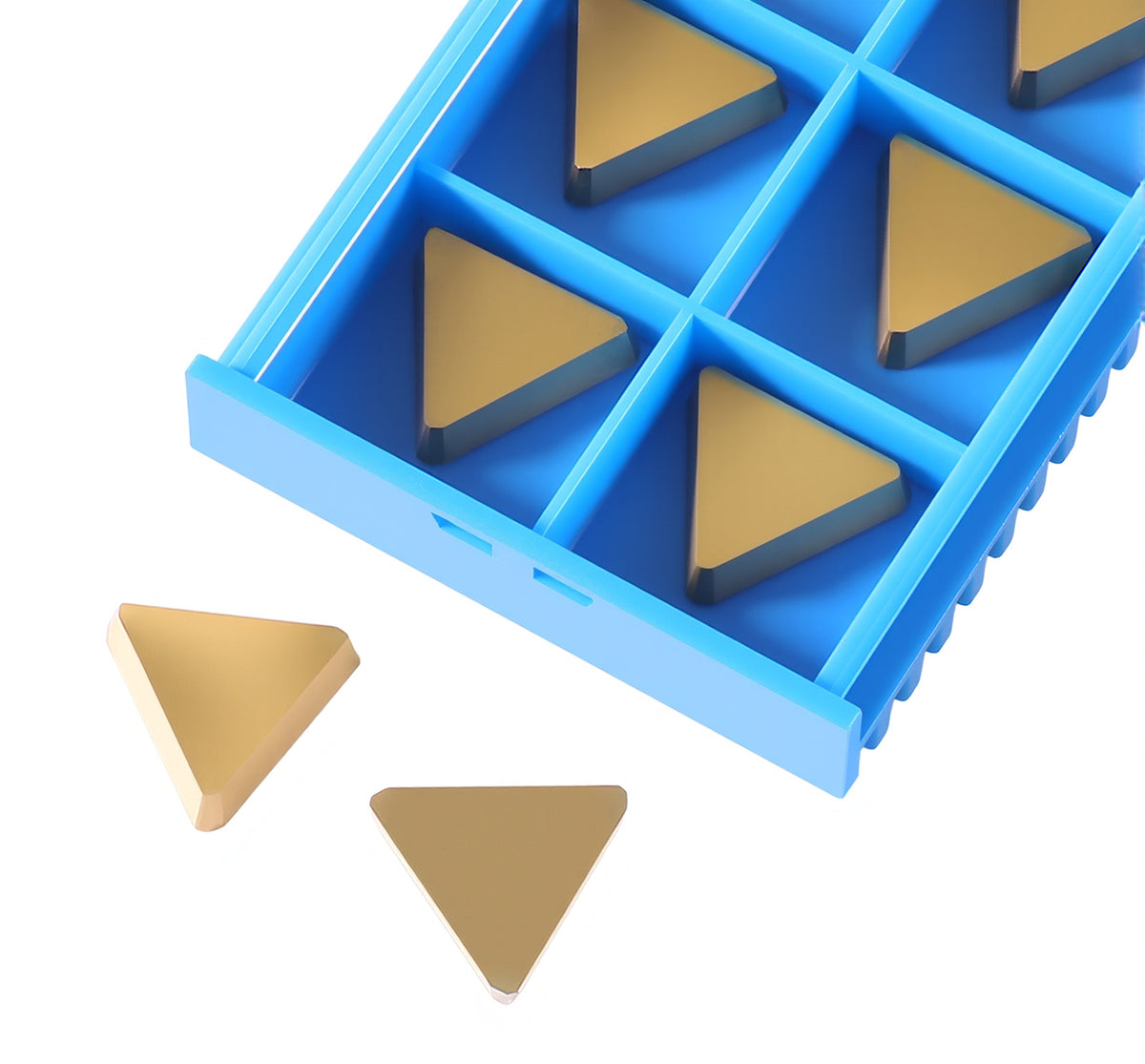 TPG, TiN Coated Carbide Inserts, 10 Pcs/Set