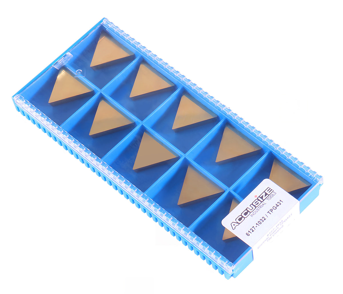 TPG, TiN Coated Carbide Inserts, 10 Pcs/Set
