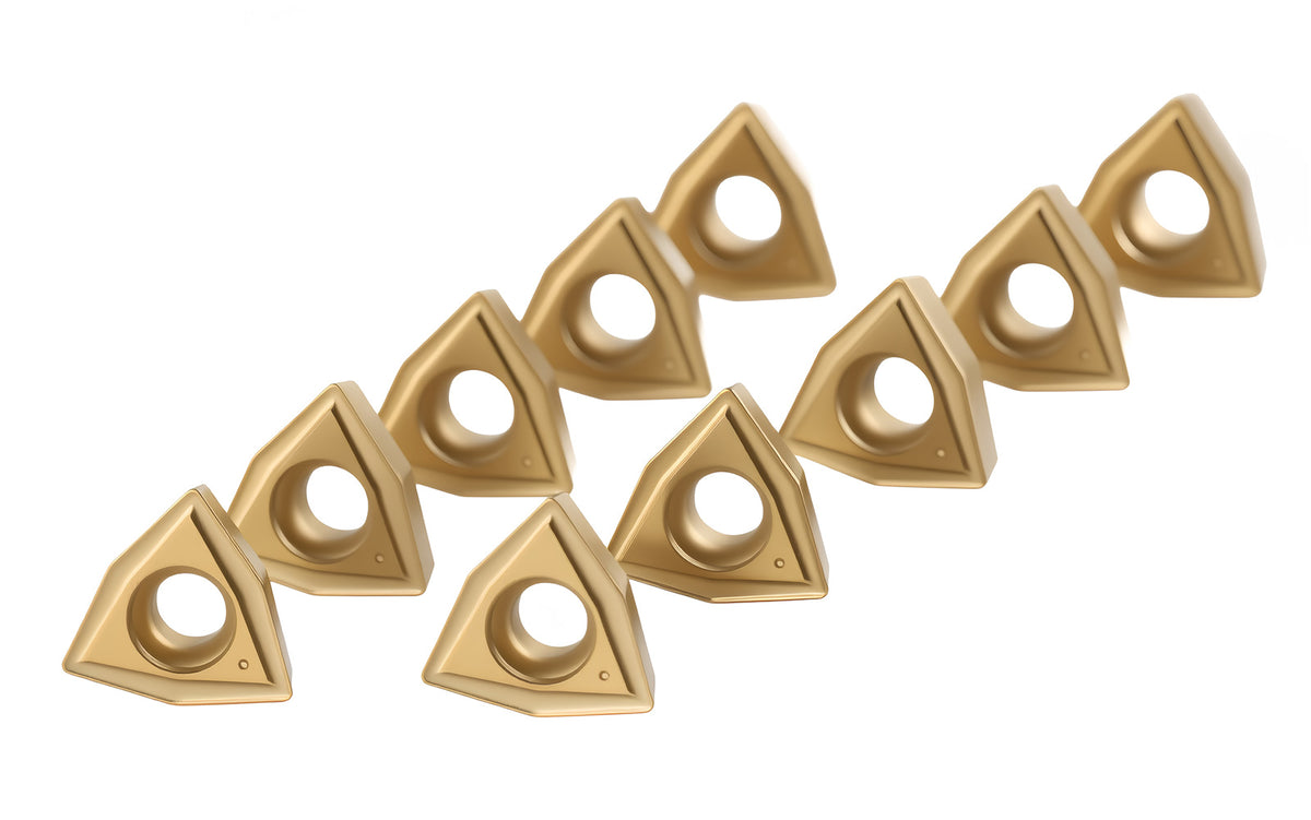 WCMT Inserts, carbure, revêtement étN, 10 pièces/Set
