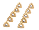 WCMT Inserts, carbure, revêtement étN, 10 pièces/Set