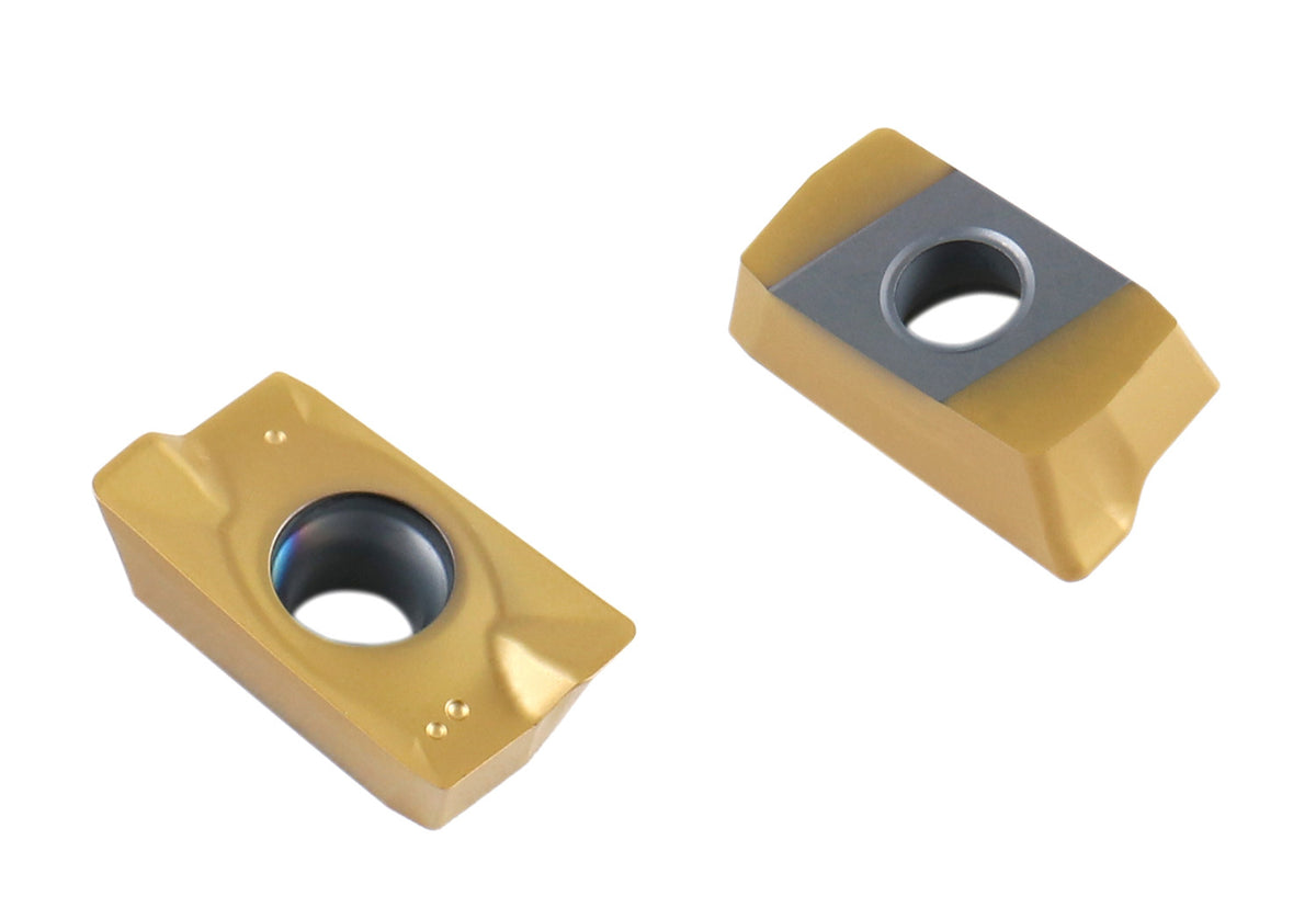 Tin Coated APKT1604 Carbide Inserts, Set of 10 Pieces, 6156-1604x10