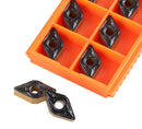 DNMG332 & 432 Carbide Inserts, CVD Coated, Black/Yellow, 10 ps/box