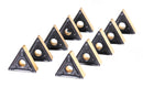 TNMG Carbide Inserts, CVD Coated, Black/Yellow, 10 ps/box