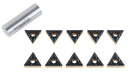 6222-1036 Tools Carbide Inserts, TNMG432 CVD Coating, Pack of 10