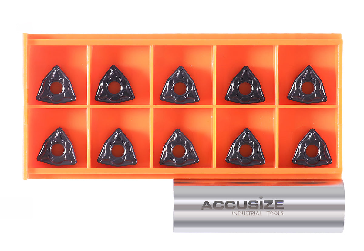 Carbide inserts, CVD Coating, WNMG, Black/Yellow, 10 ps/box