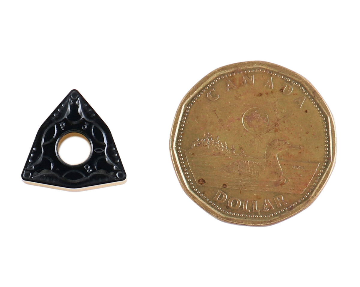 Wnmg432 Carbide Inserts Cvd Coating, Black/Yellow, 6233-1022