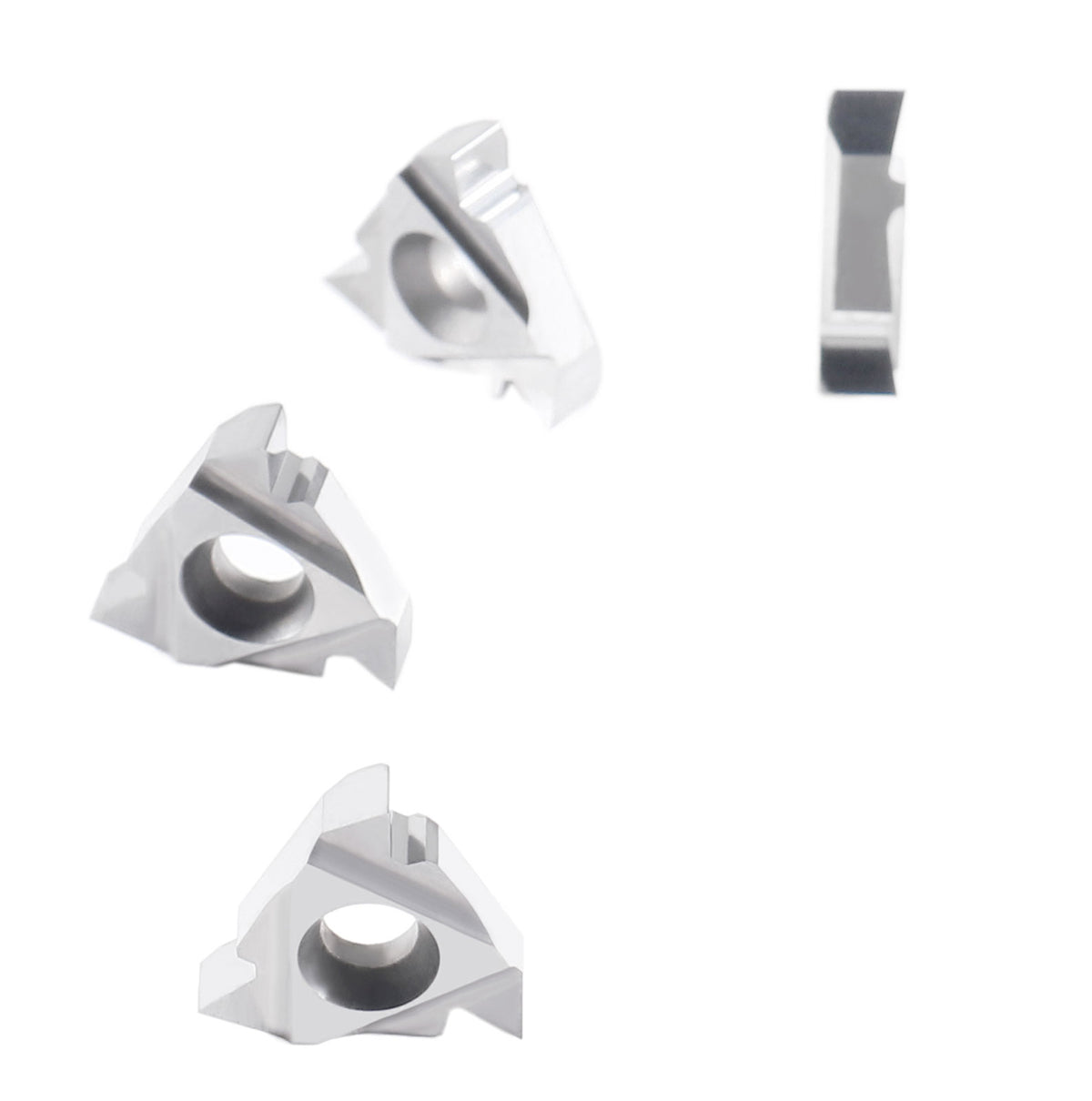 AG60, A60, Inserts de filetage en carbure, revêtus de Tin, 10 Pcs/boîte