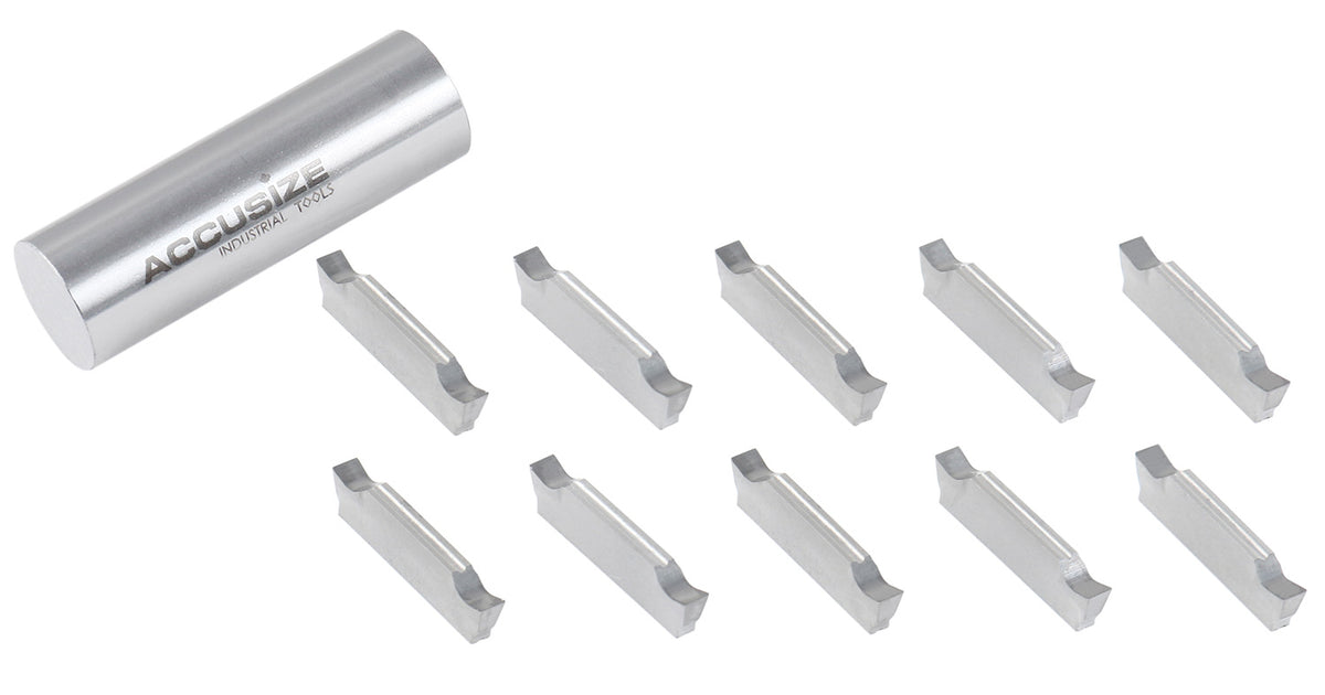 Inserts en carbure coupés à double extrémité pour couper l'aluminium, 10pcs/set