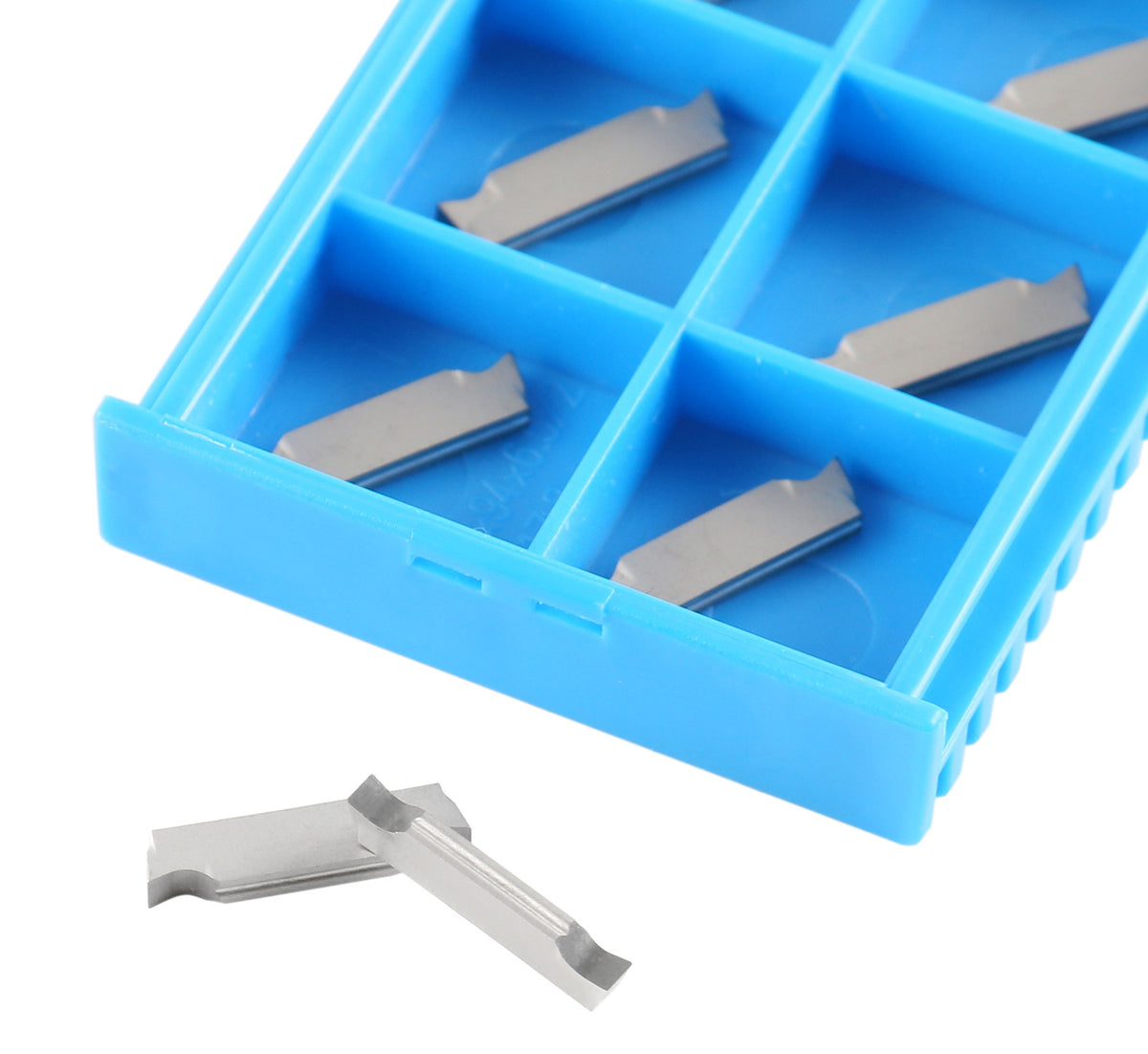 Inserts en carbure coupés à double extrémité pour couper l'aluminium, 10pcs/set