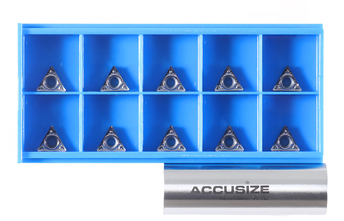 Inserts en carbure, TCMT, revêtu de Tin, 10 PCS/SET