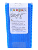 Inserts en carbure, TCMT, revêtu de Tin, 10 PCS/SET
