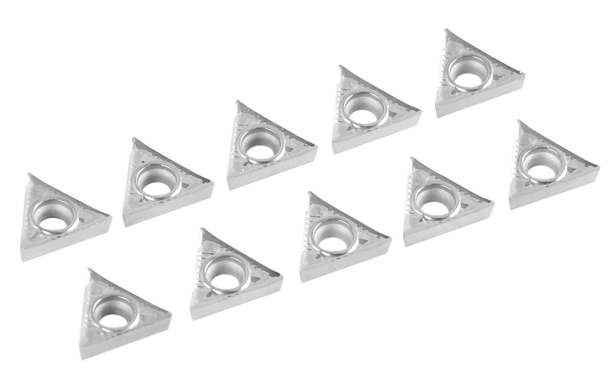 Inserts en carbure, TCMT, revêtu de Tin, 10 PCS/SET
