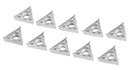 Inserts en carbure, TCMT, revêtu de Tin, 10 PCS/SET