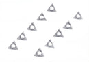 Inserts en carbure, TCMT, revêtu de Tin, 10 PCS/SET