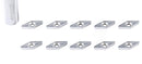 VBGT Carbide Inserts, for Cutting Aluminum, 10 Pcs/Set