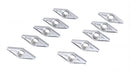 VBGT Carbide Inserts, for Cutting Aluminum, 10 Pcs/Set