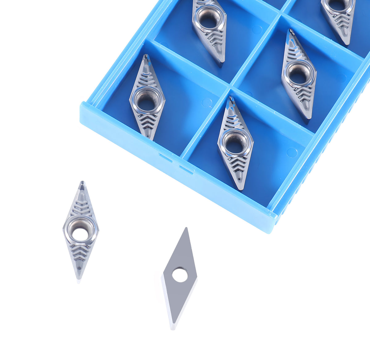 VBGT Carbide Inserts, for Cutting Aluminum, 10 Pcs/Set