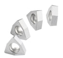 WCMT Inserts, carbure, revêtement étN, 10 pièces/Set