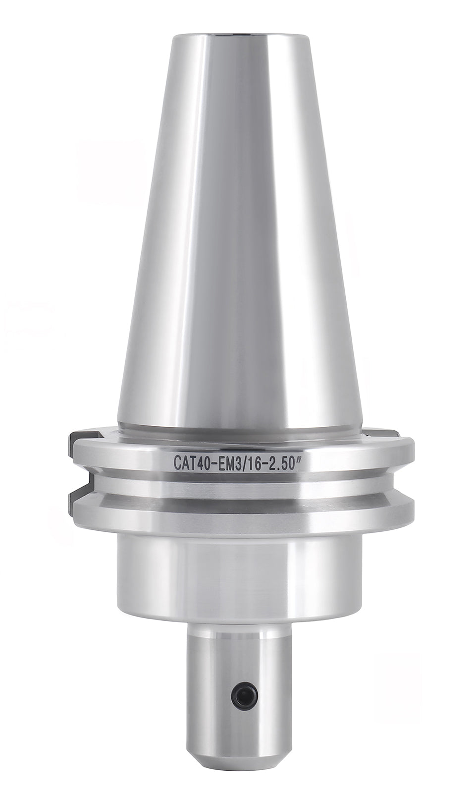 3/16'' to Cat40 V-Flange CNC End Mill Holder, 6780-7025