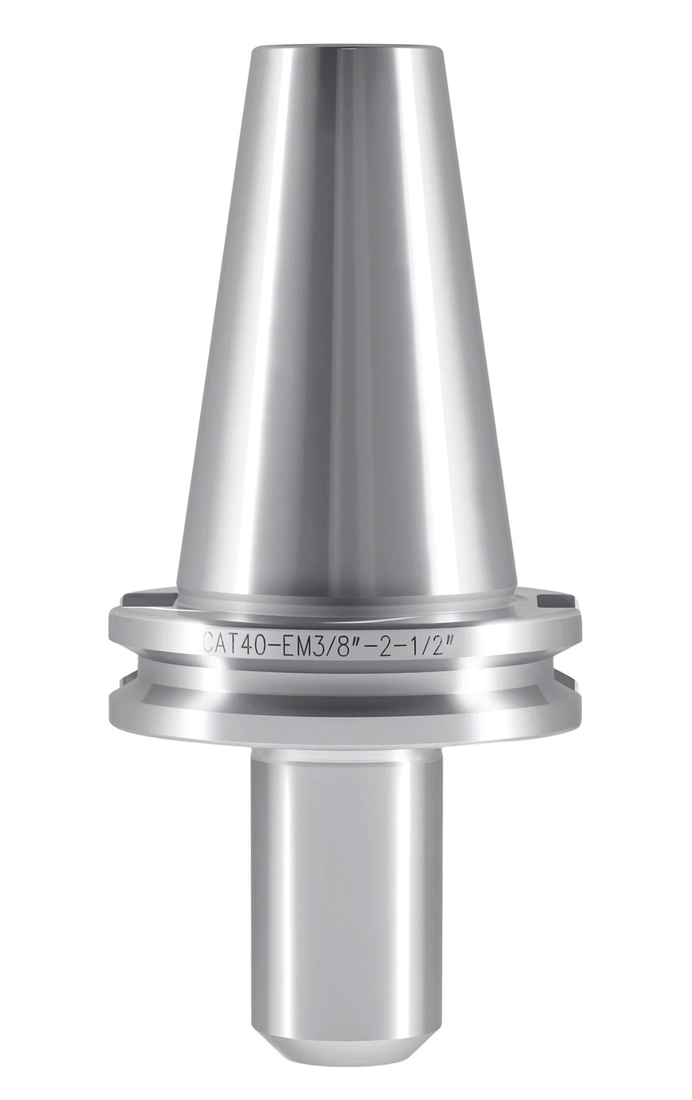 3/8'' to Cat40 V-Flange CNC End Mill Holder, 6780-7026
