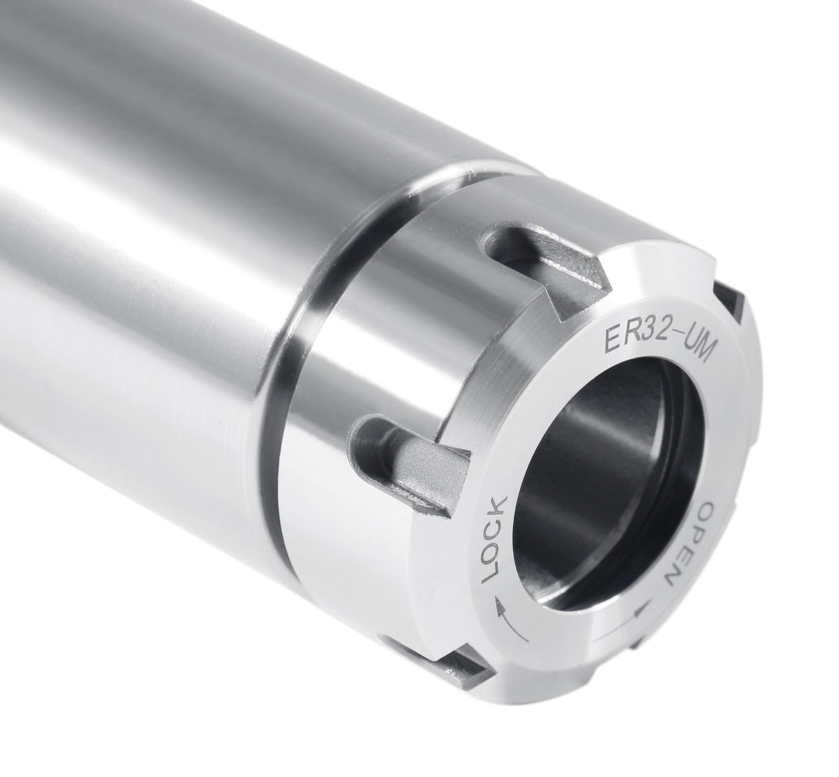 Cat50 to Er32 6'' Projection Length V-Flange Collet Chuck, 6782-1651