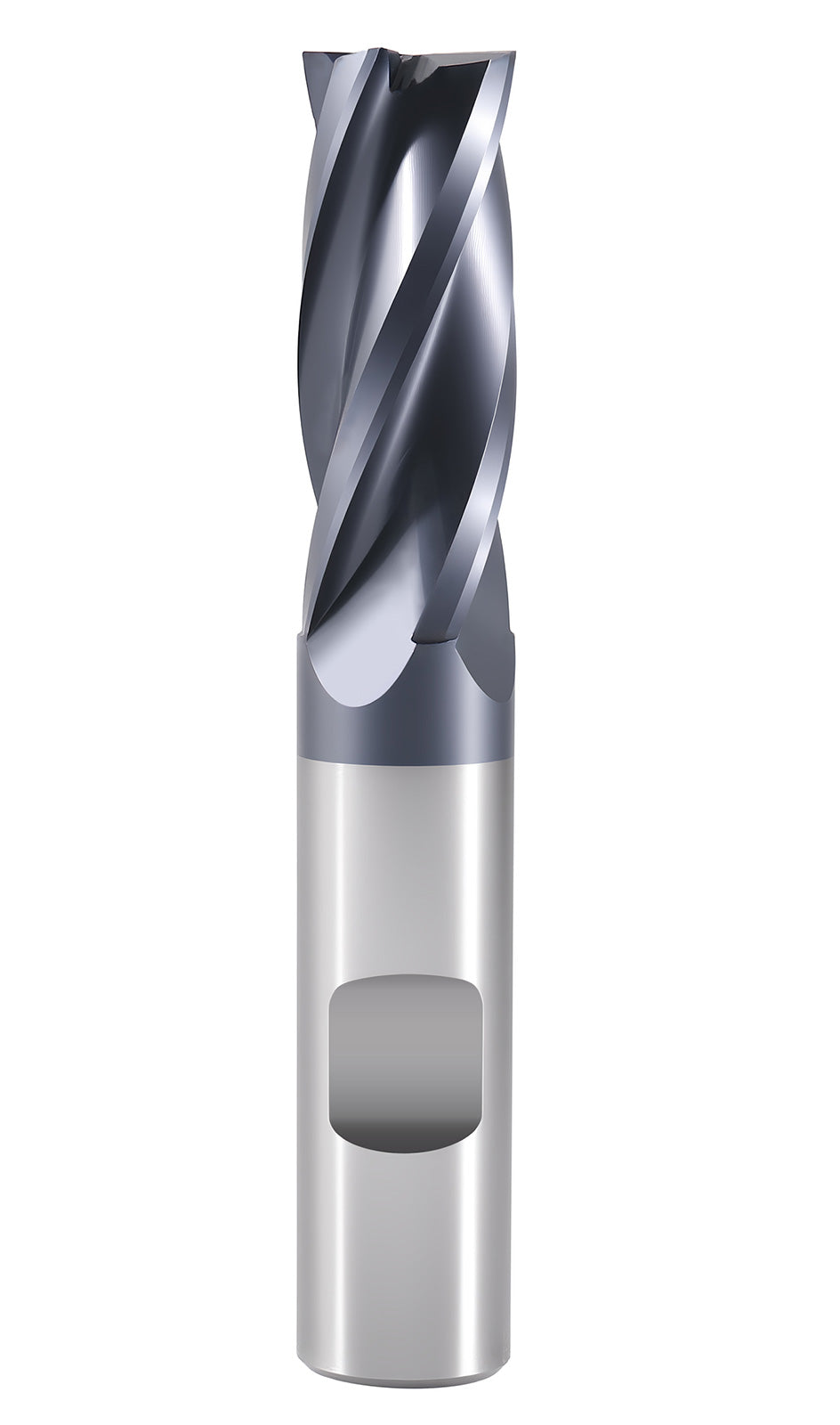 5/8'' Dia x 5/8'' Shank Dia M42 (8% Cobalt) Tiain Finishing End Mill, CNC, Center Cutting, 6800-4061