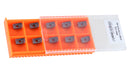Apmt1135pder-M2 Carbide Inserts for Machining Stainless Steel, Pvd Coating, Grade Bpg20b, 10 Pcs per Box, 6856-1135