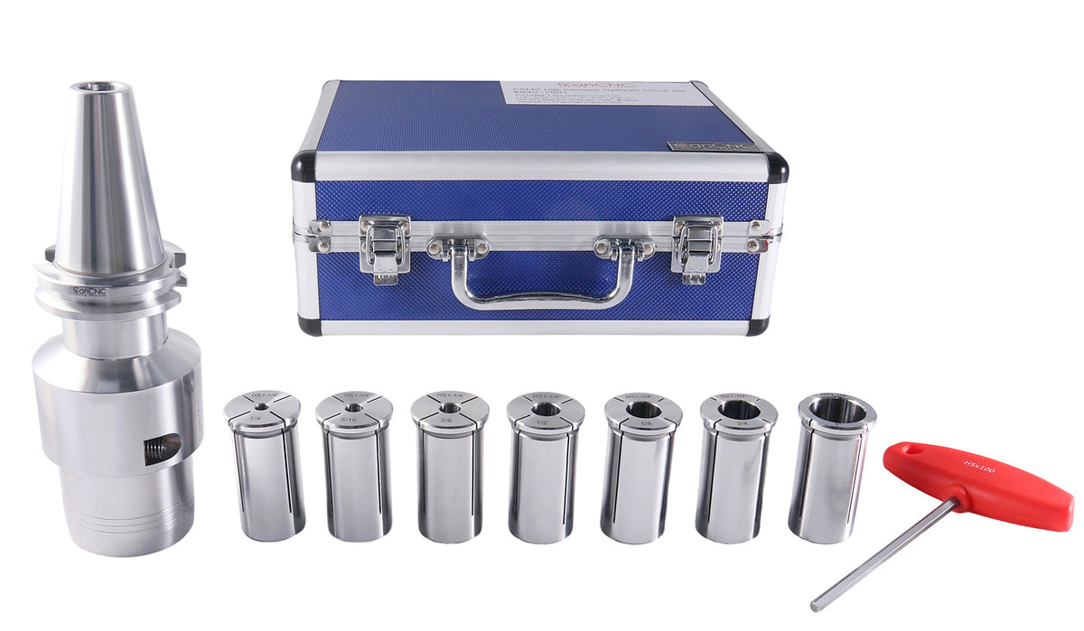 CAT40 High Precision Hydraulic Chuck Set