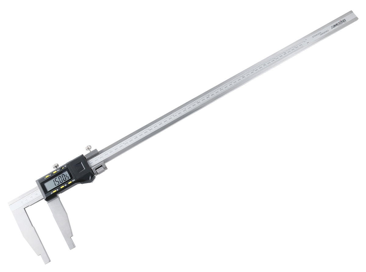 0-24''/0-600mm by 0.0005'' Heavy Duty Digital Caliper with Fine Adjustment, Ab11-1660