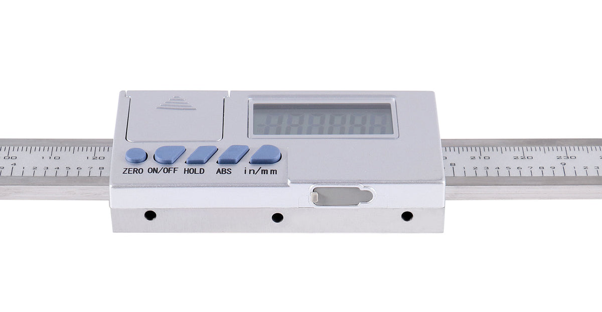 0-12''/0-300 mm by 0.0005''/0.01 mm Horizontal Electronic Digital DRO Scale Unit, Abho-0012