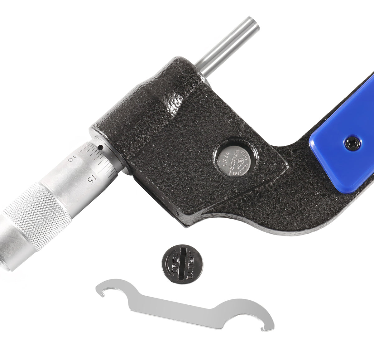 2-3''/50-75 mm by 0.00005''/0.001 mm 7-Key Electronic Digital Micrometer, Water Proof, Ac21-3022