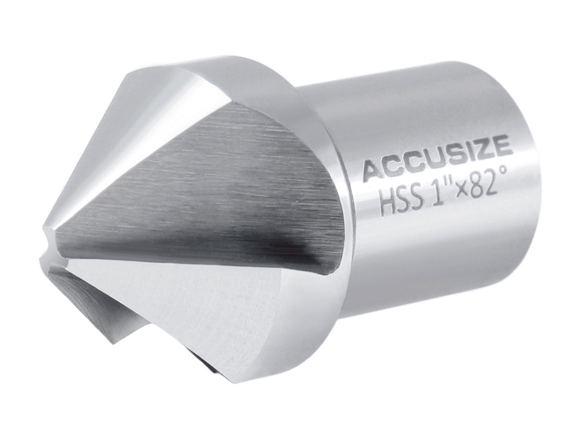 1'' Hss Countersink for Rota-Cutter, 3/4'' Weldon Shank for Magnetic Drilling Machine, 82 Deg, Ce82-0001