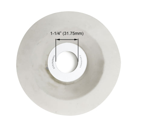 Cuttermasters 5″ 11A2 Cup, White Aluminum Oxide, 80 Grit with 3/4″ Face