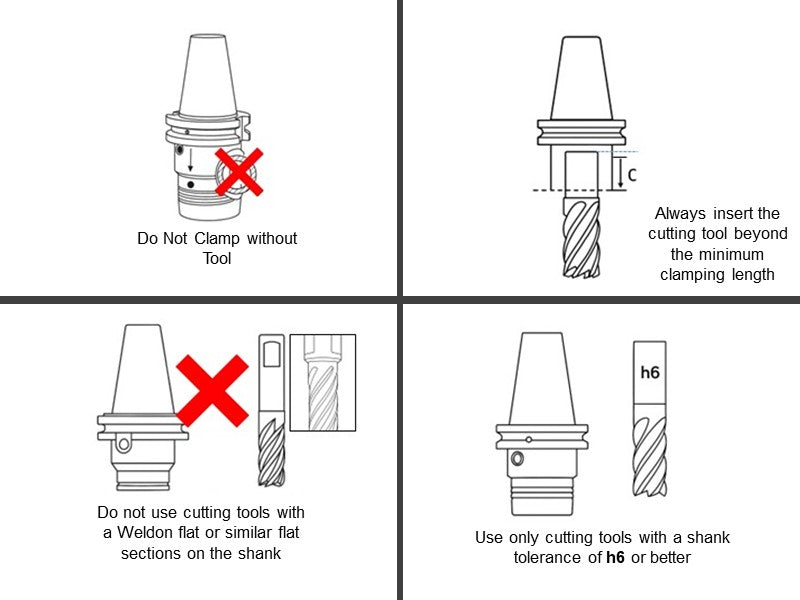 CAT40 High Precision Hydraulic Chuck