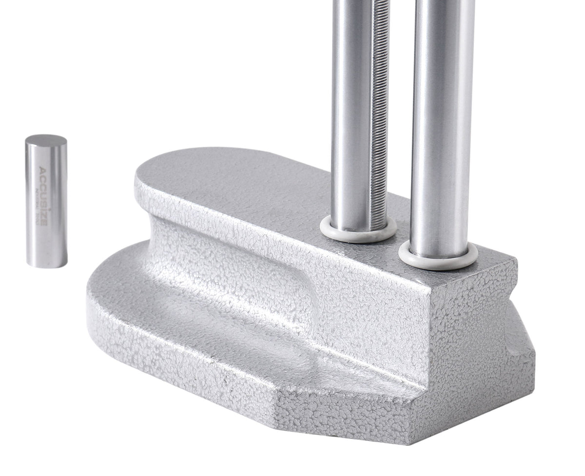 0-18'' by 0.001'' Double Beam Height Gage Stainless Steel, Hand Wheel Micro, Dbhg-0018