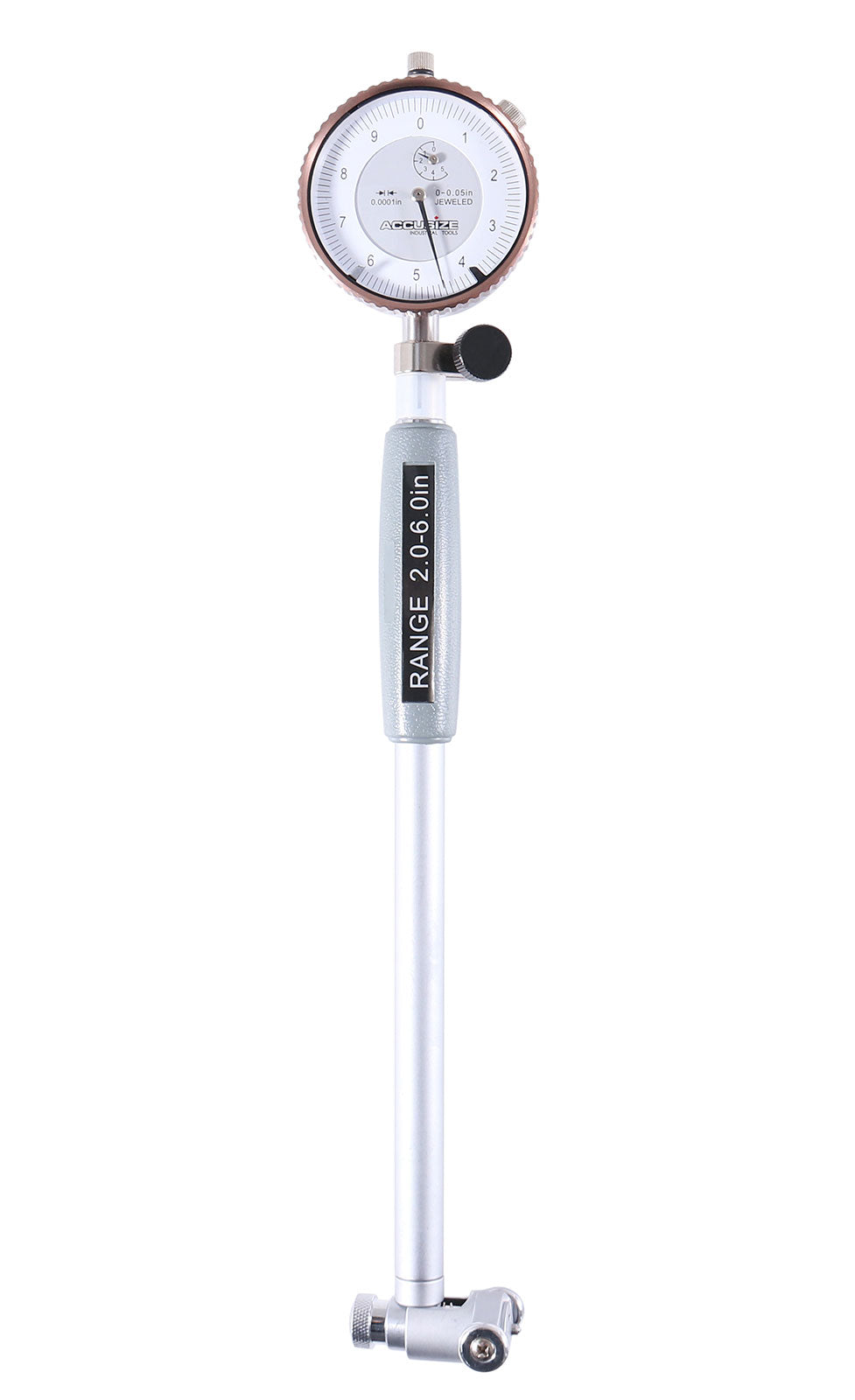 2-6 inch by 0.0001'' Dial Bore Gauge Set, 6'' Stem Length, Ee20-1006