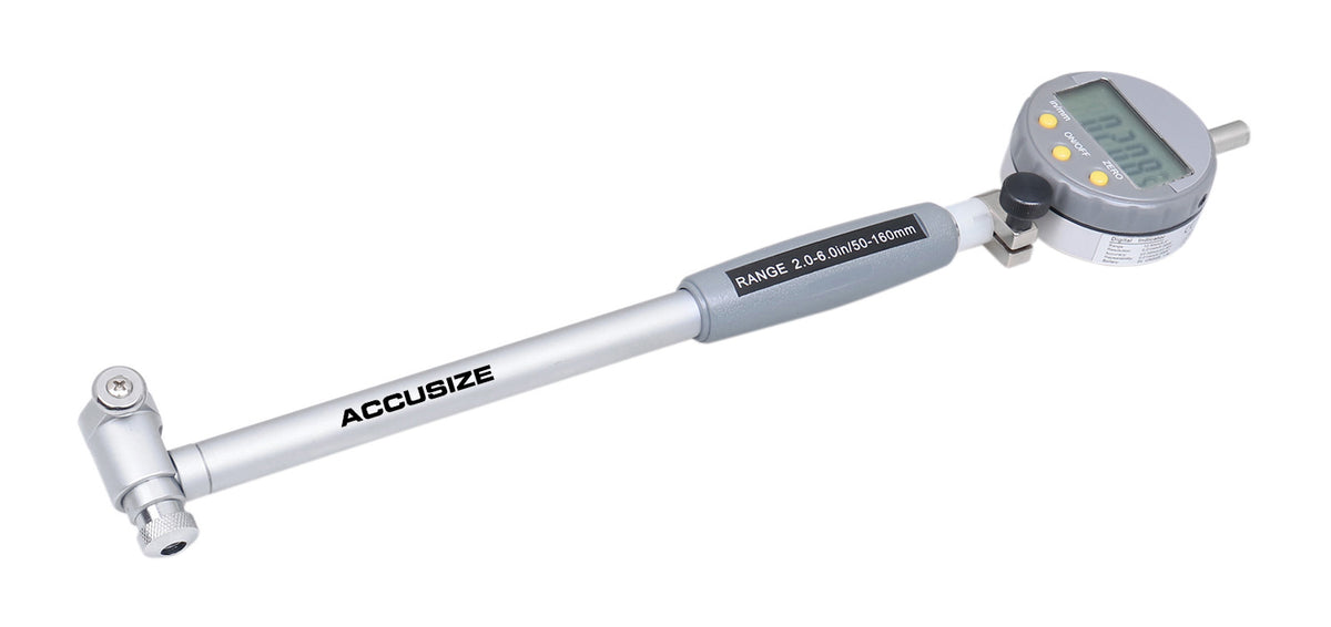 2-6 inch by 0.0005'' Digital Bore Gage, Stem Length 6'', Ee20-5274