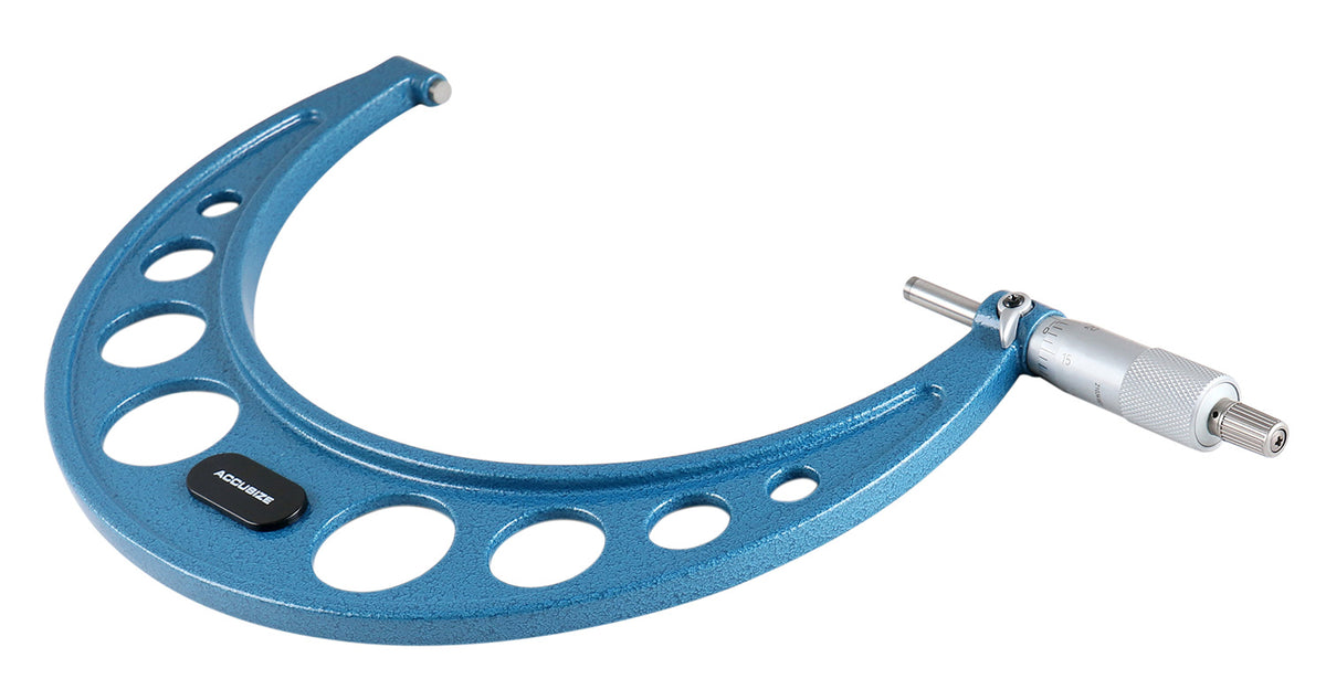 7-8'' Ultra-Precision Carbide Tipped M-Type Outside Micrometer, Resolution 0.0001'', Eg00-0008