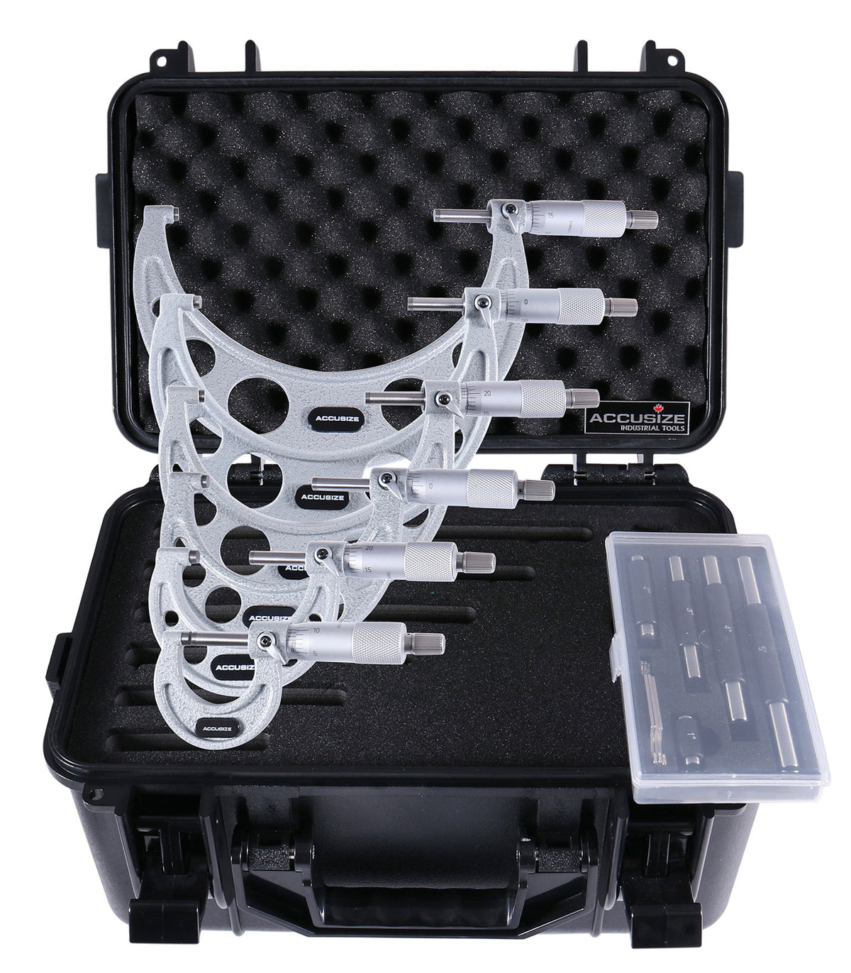 EG00-0906, 0-6" X 0.0001" 6 pc/set Ultra-Précision de Type M Ensembles de micromètres extérieurs