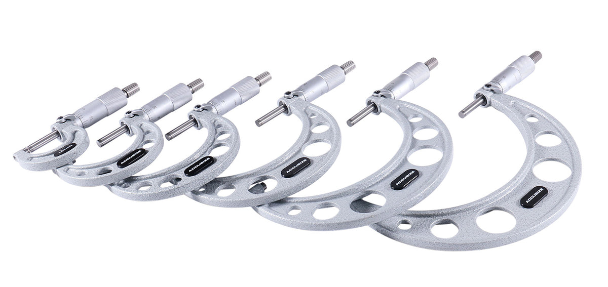 EG00-0906, 0-6" X 0.0001" 6 pc/set Ultra-Precision M-Type Outside Micrometer Sets