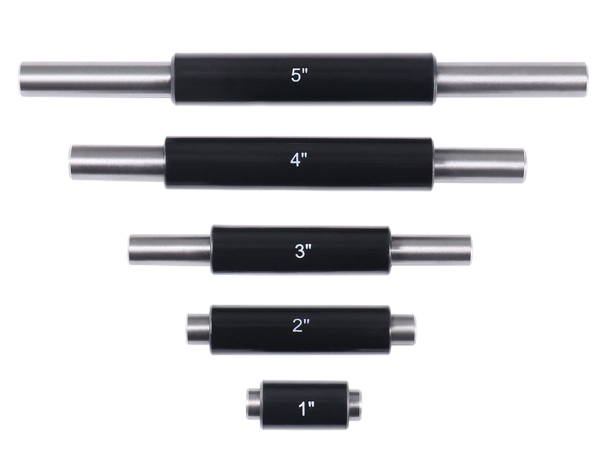 0-6" 6 Ultra-Precision M-Type Outside Micrometers plus 1 pc Dial Bore Gauge, 1.4-6" X 0.0005" Graduation Interval, EG00-0906+EE20-1406