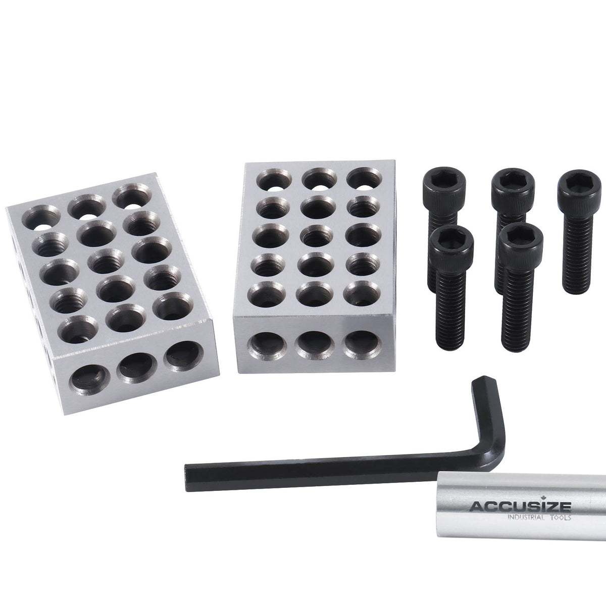 Ultra Precision 1-2-3 Blocks Set with Screw in Plastic Box, Eg02-0408
