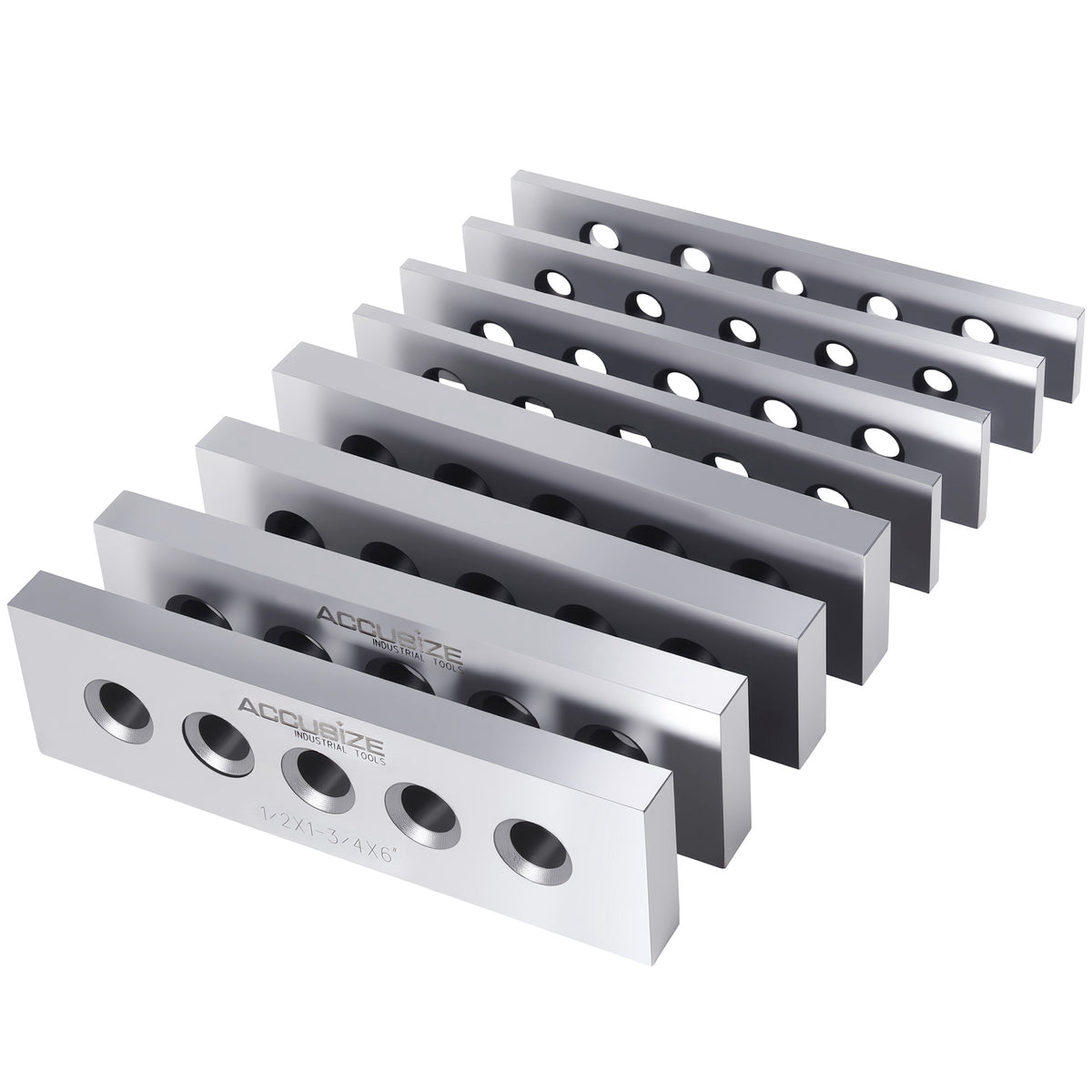 3/16" & 1/22" Thickness Precision Machinist's Parallel Sets, 4 Pairs, EG02-0409