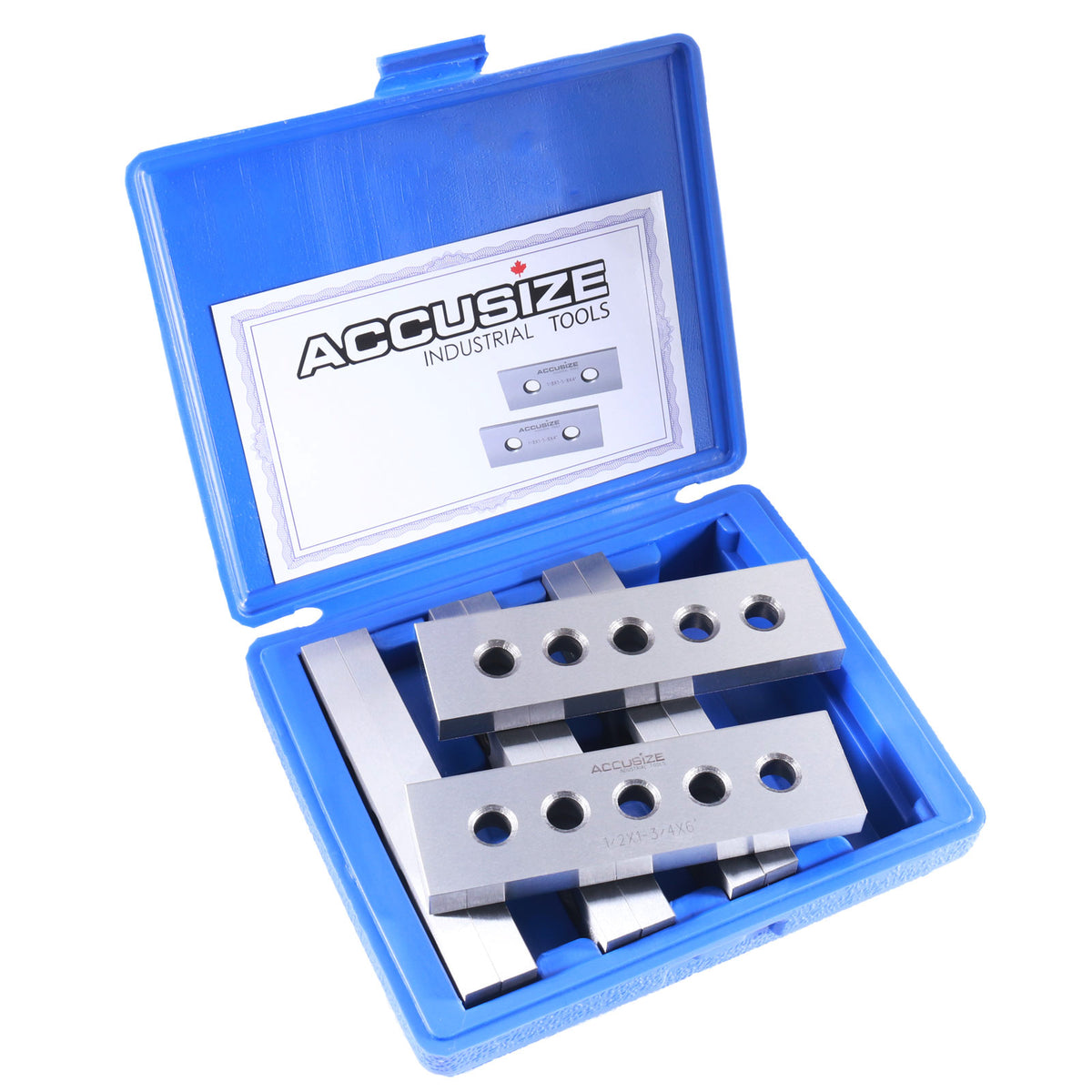 1/2" Thickness Precision Machinist's Parallel Sets, 4 Pairs, EG02-0410