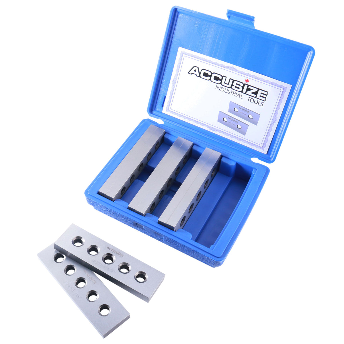 1/2" Thickness Precision Machinist's Parallel Sets, 4 Pairs, EG02-0410