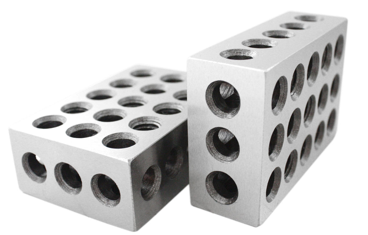 Jeux de blocs de précision, métriques et pouces