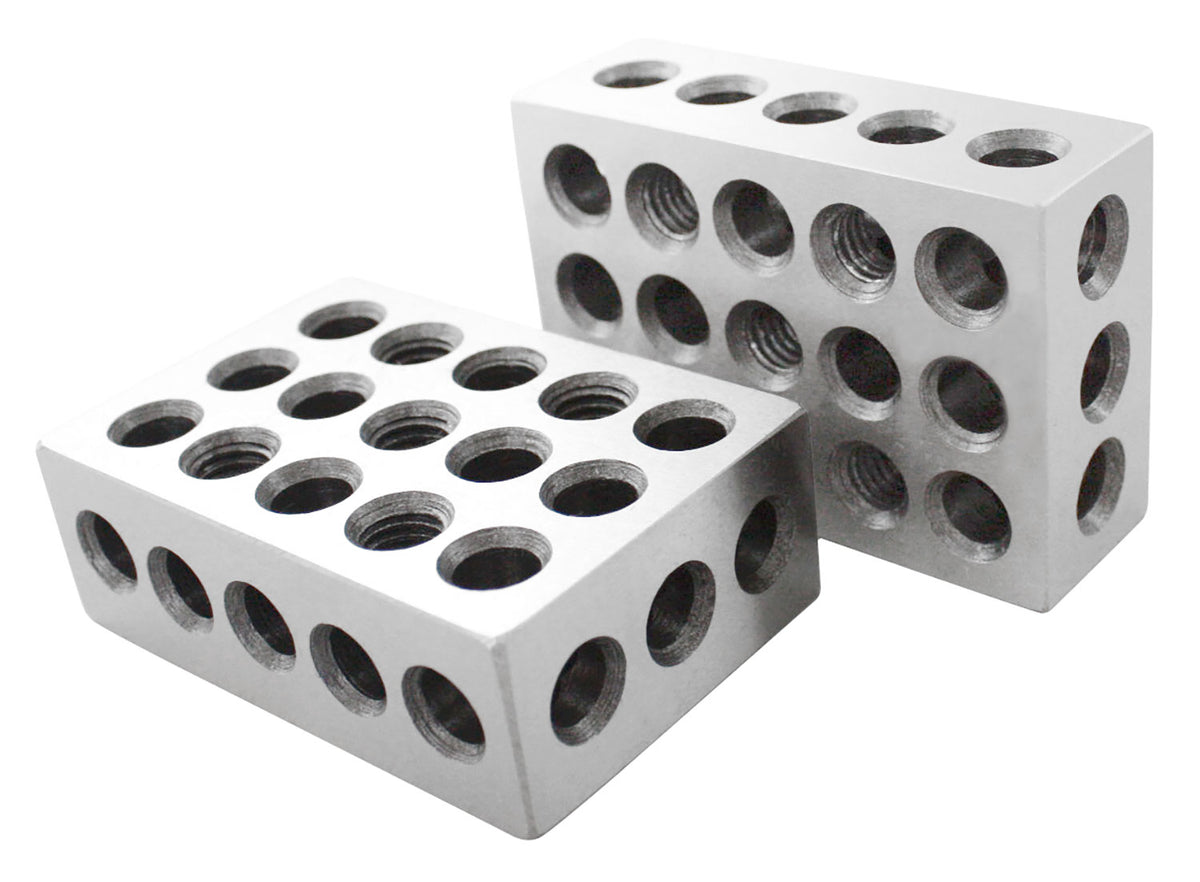 Jeux de blocs de précision, métriques et pouces