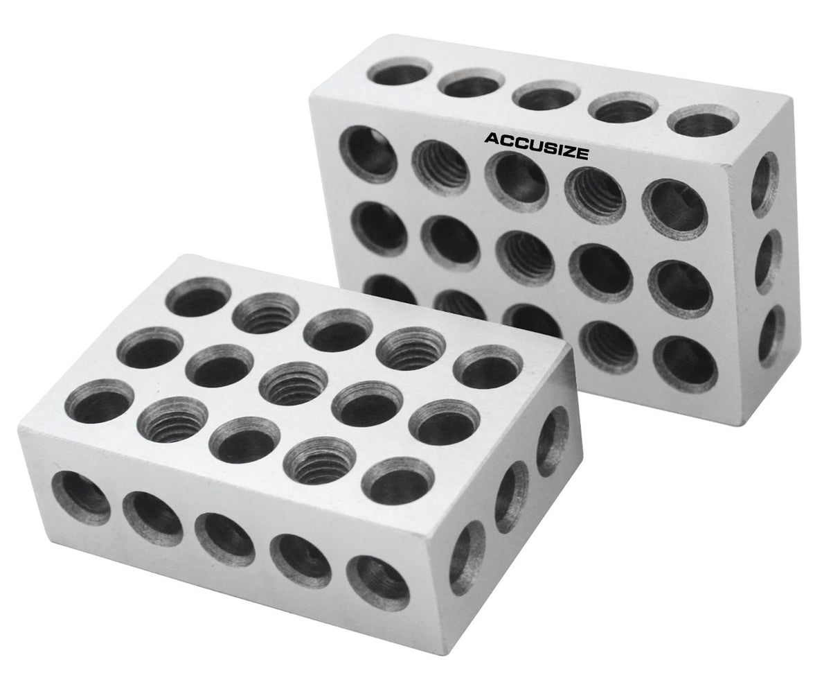 Jeux de blocs de précision, métriques et pouces