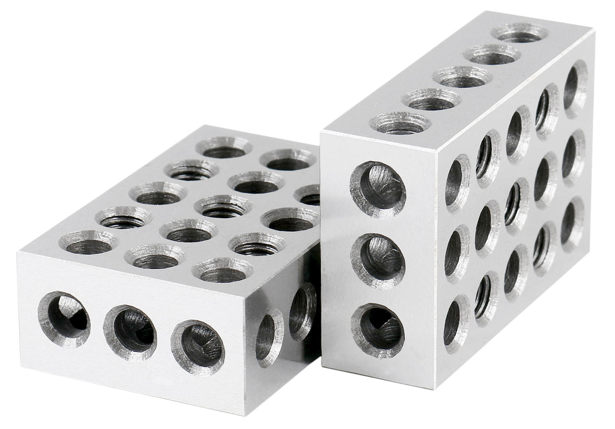 Jeux de blocs de précision, métriques et pouces